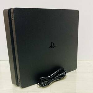 SONY PS4 PlayStation4 CUH-2200B ジェット・ブラック　1TB プレイステーション4 本体　電源ケーブル　プレステ4 【1円スタート】