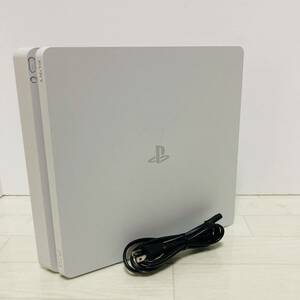 SONY PS4 PlayStation4 CUH-2200B グレイシャー・ホワイト　1TB プレイステーション4 本体　電源ケーブル　プレステ4 【1円スタート】