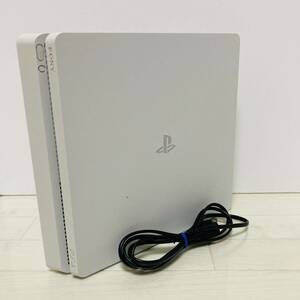 SONY PS4 PlayStation4 CUH-2100B グレイシャー・ホワイト 1TB FW5.05 プレステ4 本体　電源ケーブル【1円スタート】