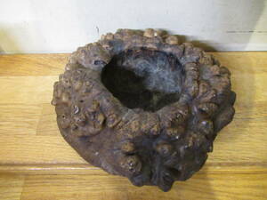  kelp . ashtray used use item box less .( folkcraft goods old .. miscellaneous goods Japanese style interior small articles 