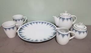 ★★『Noritake』DANUBE《茶器セット&27㎝プレート》　☆未使用・長期保管品☆ ★★