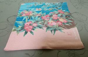 **[....]{ rayon crepe-de-chine furoshiki }68×72.* unused * storage goods * **