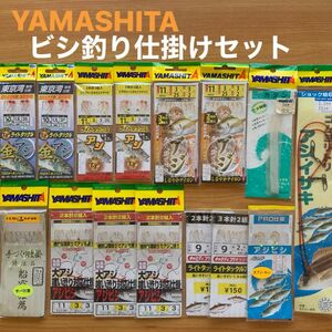 アジビシ(3) 仕掛　１５点　アジ　イサキ　ビシ釣　ライトタックル　イカタン　エサダマ　ビーズ　船釣　海　クッション　まとめ売り