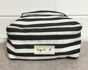 no882 agnes b Agnes B nylon handbag make-up pouch make-up bag 
