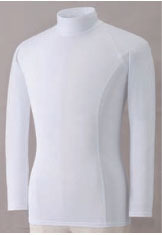 W0108★BOL-TONEボルトン★パワーシャツ（ハイネックロングスリーブSP122（01）ホワイト120-130cm
