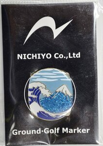 G0074★NICHIYO★グラウンドゴルフ　富士山マーカーGM-FJ　 アオ富士　B