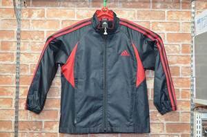 W0139*adidas* ветровка жакет [ Junior ]F4816 BLACK/TORO 130