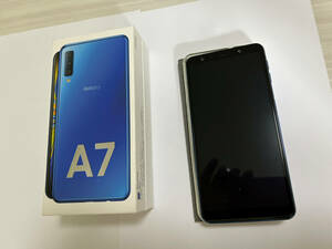 【中古】Galaxy A7 6インチ メモリー4GB ストレージ64GB 楽天モバイル　送料無料