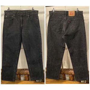 35.5×29.5 '88 USA製 Levis506ブラック 90s 80s 70s vintage ヴィンテージ 501 505 517 646 684 BIG E XX 66後染め 先染め 黒 リーバイス