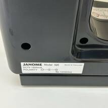 展示品 ジャノメ コンパクト電動ミシン IJ-240B ブラック 軽量 フットスイッチ 縫製スピード調整可能_画像7