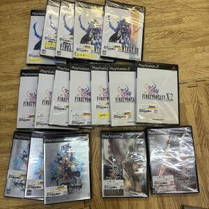 A5-28 PlayStation2 ソフト　ファイナルファンタジー　三國無双　キングダムハーツ　まとめ売り17個