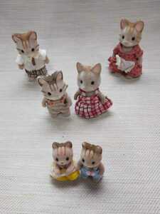  б/у товар * Sylvanian Families . кукла [sima кошка Family .. san &.. san & др. ]* изначальный без коробки 