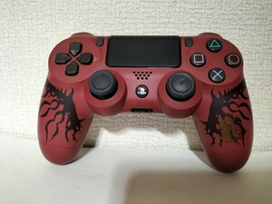 PS4 プレステ4 コントローラ モンスターハンター リオレウスエディション Playstation4 CONTROLLER MONSTER HUNTER WORLD LIOLEUS EDITION