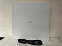 【動作確認済み】 PS4 プレステ4 本体 プレイステーション4 Playstation4 Slim CUH-2100A 500GB グレイシャーホワイト 白 White 初期化済_画像1