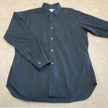 送料無料 N 104【COMME des GARCONS SHIRT コムデギャルソン】フランス製 FZ-B021 コットン 長袖 シャツ ブラック SIZE XS_画像5