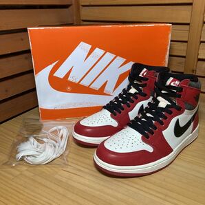 M1Y△635未使用品【NIKE ナイキ 】箱 タグ 替え紐付 DZ5485-612 AIR JORDAN 1 RETRO HIGH OG LOST ＆ FOUND CHICAGO US 8.5