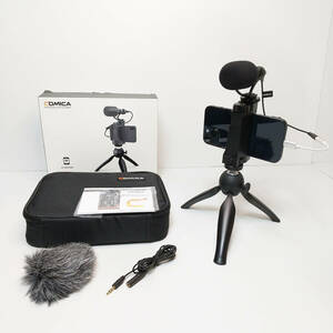 Comica CVM-VM10-K2 smart phone Mike video kit Mini tripod attaching iPhone for Lightning cable attaching 