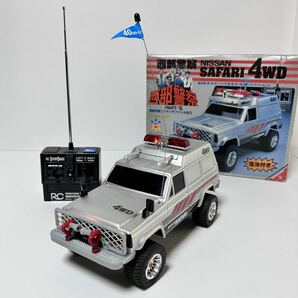 【動作品】西部警察 日産サファリ 4WD レア 貴重 当時モノ ヨネザワ ラジコン 1/16スケール