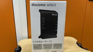 【NTTドコモ純正】Dセレクト 01 ドコモ光ルーター ブラック 新品未使用