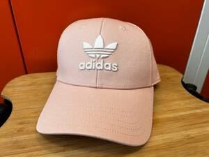 新品保管品 adidas originals アディダス キャップ 帽子 ピンク フリーサイズ