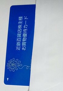 送料込 近鉄百貨店 株主優待カード 10%割引 2024年6月1日～2024年11月30日