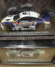 EBBRO　2015シリーズ　2台セット　SUPER-GT　1/43　Keeper TOMS RC-F/PETRONAS TOMS RC-F OKAYAMA　中古品_画像1