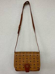 MCM M si- M Visee tos pattern Logo gram shoulder bag Camel lady's 