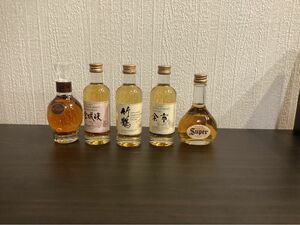 宮城峡、余市、竹鶴、スーパーニッカ、VSOP 5本セット×2 合計10本