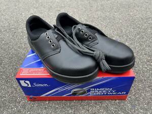  warehouse one . sale with translation safety shoes 24.5cmsimonWS11 black SX3 layer bottom F JIS standard eligibility resin . core short shoes man and woman use (0430YO-3②)