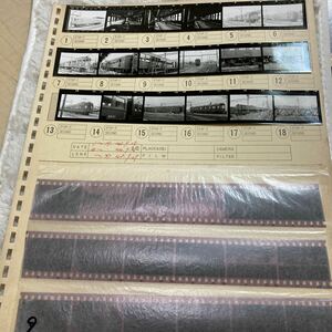 鉄道ネガ　 フィルム29コマ　ベタ焼き写真29枚　昭和42年　　電車・車内・路面電車・南極観測船/海上自衛隊/ふじ5001 2247 3022 2601 等