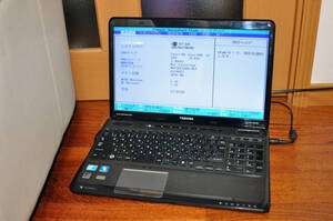 TOSHIBA 東芝 dynabook TX/77MBL Intel Core i5-450M/メモリ 4G/無/15.6インチ/ブルーレイ/通電可能 現状品 ジャンク