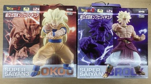 ●新品◆ドラゴンボールZ組立式DXソフビフィギュア◆孫悟空（スーパーサイヤ人3）/ブロリー 全2種セット　