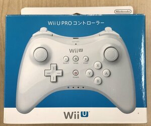 *U*Nintendo*WiiU PRO controller white 