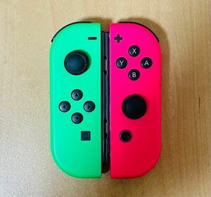 【ジャンク/送料無料】Nintendo Switch ニンテンドースイッチ ジョイコン ネオングリーン/ネオンピンク 値下不可