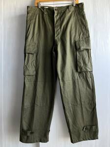 60s dead stock M-47 latter term HBT 25 France army cargo pants French military Vintage 