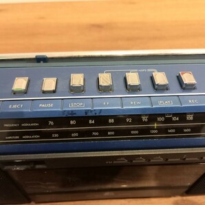 昭和レトロ NEC FM/AM STREO RADIO CASSETTE RECORDER RMS-880R ラジカセ ラジオカセットレコーダー 中古 保管 現状品 k1067の画像3