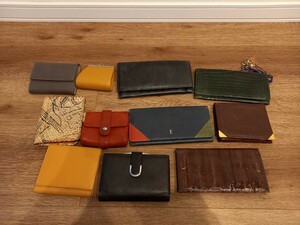  purse together long wallet folding purse change purse . used storage present condition goods k1086