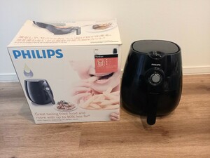 PHILIPS フィリップス ノンフライヤー Nonfryer HD9220 ブラック 調理家電 フライヤー 電気フライヤー 中古 保管 現状品 k939