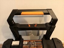 TACTIX タクティクス MOBILE TOOL CHEST ツールボックス 道具箱 工具箱 伸縮式ハンドル 中古 保管 現状品 k1103_画像7