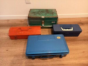 リングスター RSD-351 ツールボックス/TOYO TOOL BOX/TOOL CASE/Tackle Case 4個まとめて 工具箱 道具箱 工具入れ 中古現状品 k1135