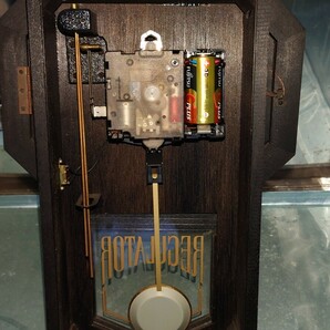 引き取りのみ 柱時計 CITIZEN シチズン 日本製 振り子時計 壁掛け時計 掛け時計 掛時計 レトロ アンティーク QUARTZの画像6