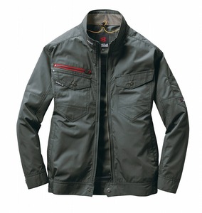 バートル AC7141 エアークラフト長袖服のみ オリーブグレー 5Lサイズ ジャケット 熱中症対策 作業服 作業着 AC7141シリーズ