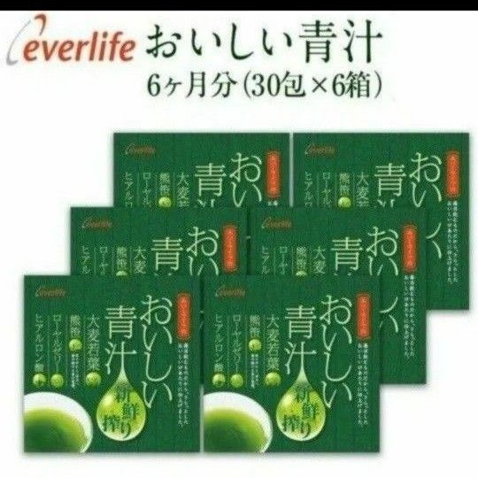 Everlife おいしい青汁　1箱30包　6箱セット　エバーライフ