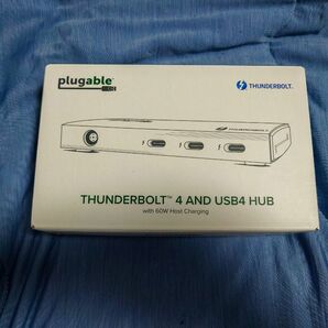 Plugable 4-in-1 Thunderbolt 4 ハブ TBT4-HUB3C　60WPD給電対応 ドッキングステーション