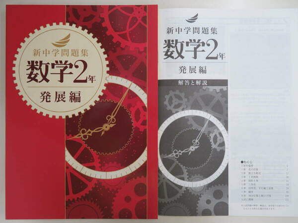 ★新品・2024最新版★　新中学問題集【発展編】　数学２年