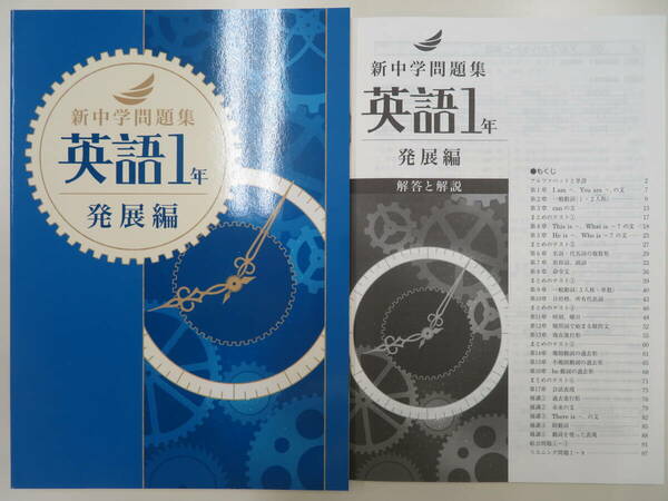 ★新品・2024最新版★　新中学問題集【発展編】　英語１年