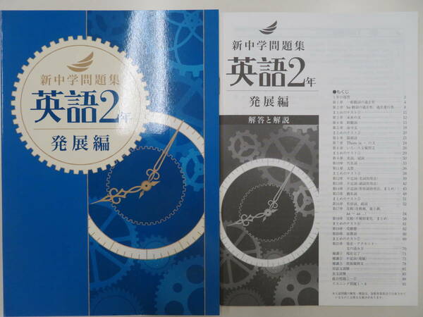 ★新品・2024最新版★　新中学問題集【発展編】　英語２年