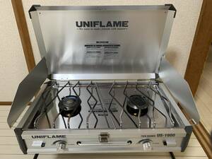 UNIFLAME ユニフレーム ツインバーナー　US-1900 中古　キャンプ