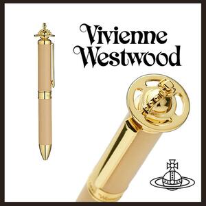 ○★新品 未使用 Vivienne Westwood ORBボールペン ベージュ○●