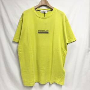 ○★新品未使用　STONE ISLAND（ストーン・アイランド）　ロゴTシャツ　XL　イエロー★○